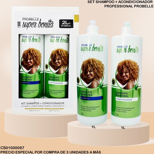 [CS01000067] KIT CRESPO SH Y ACOND 1LT SB PROBELLE