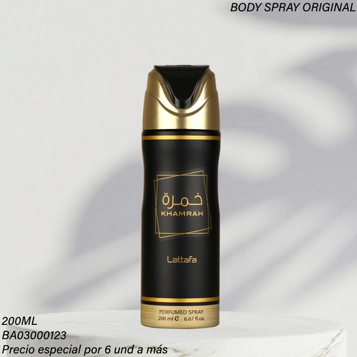 [BA03000123] BODY SPRAY KHAMRAH LATTAFA 200ML