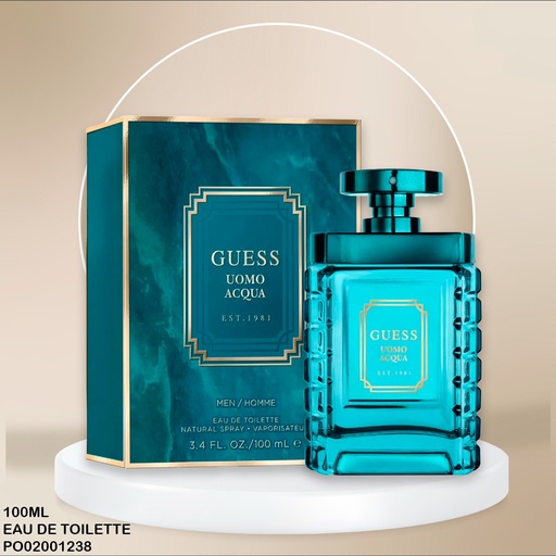 [PO02001238] PERFUME GUESS UOMO ACQUA EST.1981 MEN EDT 100ML