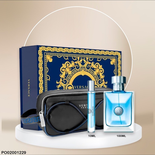 [PO02001229] ESTUCHE PERFUMES VERSACE POUR HOMME 3PCS