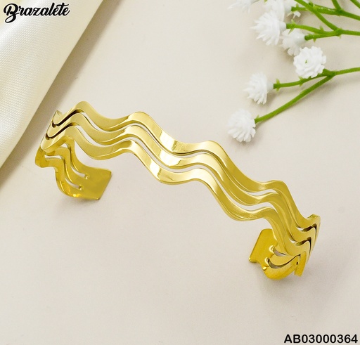 [AB03000364] BRAZALETE OLAS 3 LINEAS 080481-188