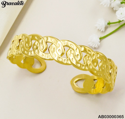 [AB03000365] BRAZALETE CADENA MARTILLADA 080484-113