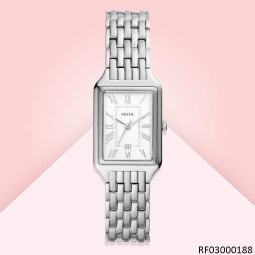 [RF03000188] RELOJ FOSSIL ANALOGO RAQUEL ES5221 METAL PLAT.