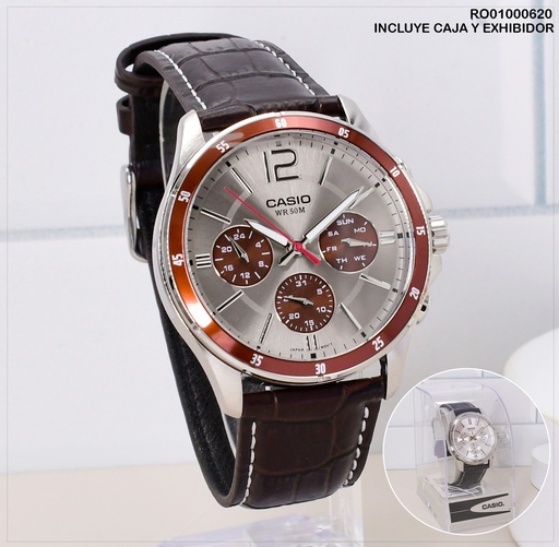 [RO01000620] RELOJ ANALOGO HOMBRE CASIO MTP-1374L-7A1 # 5374