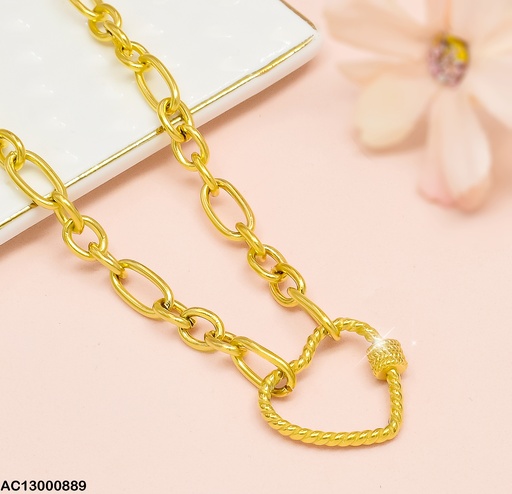 [AC13000889] CADENA DIJE CORAZON GRABADO CA273-45