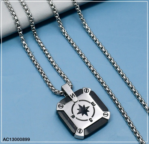 [AC13000899] CADENA VARON C/PLACA⬜ ⭐PUNTOS CARDINALES 081692