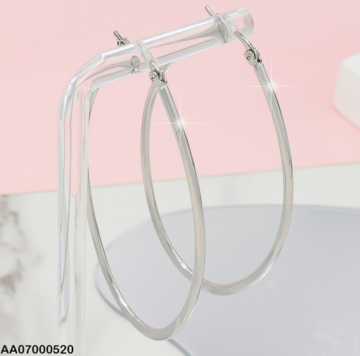 [AA07000520] ARGOLLAS OVALO PLATD. 7.50CM 703C2667J220