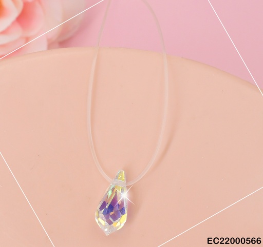 [EC22000566] CADENA NYLON GOTA CRISTAL TORNASOLN390
