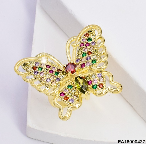 [EA16000427] ANILLO MARIPOSA ZIRCONIAS 006A294-268
