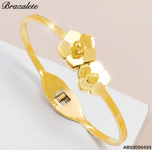 [AB03000433] BRAZALETE 2 FLORES 2D 080450-W130