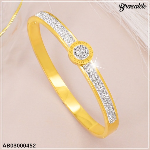 [AB03000452] BRAZALETE CARTIER C/ZIRCONIAS AB080516-148