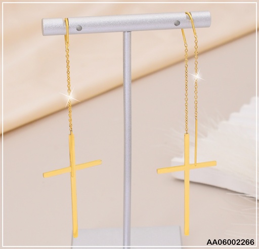 [AA06002266] ARETES LARGOS CRUZ VD0804092-054