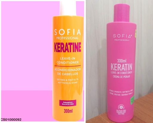 [CS01000092] CREMA P/PEINAR KERATINA SOFIA 300ML S117B
