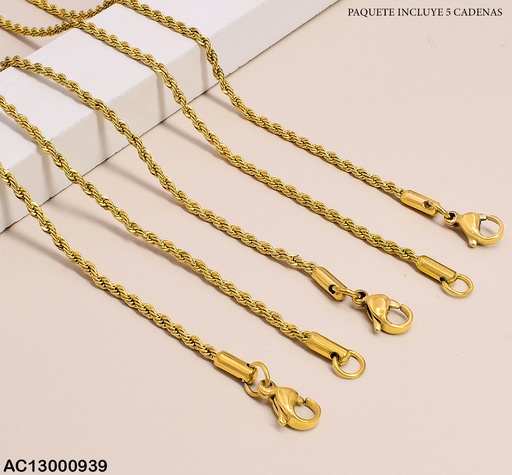 [AC13000939] PAQ.5 CADENAS LAZO 507F1620-86 04NK
