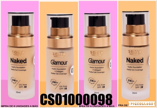 [CS01000098] BASE GLAMOUR SPF-15 SOFIA S910A