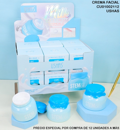 [CU01002212] CREMA FACIAL MILK STEMCELL USHAS HA381