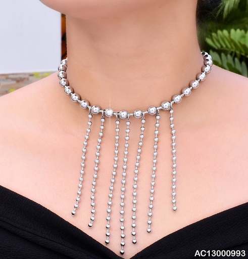 [AC13000993] CADENA PLAT. PELOTAS MED.C/CAD.PELOTITAS CA288-131