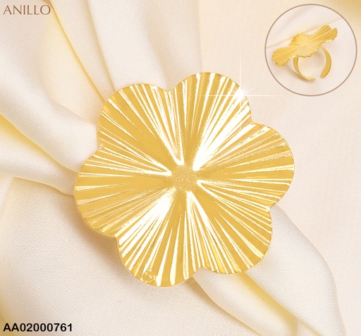 [AA02000761] ANILLO AJUST.FLOR A RAYAS RA088-131