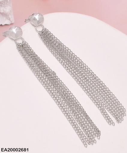 [EA20002681] ARETES PLAT . CIRCULO  CADENAS COLGANTES EE408-9 (NPE2025)
