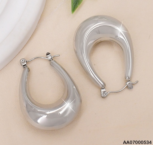 [AA07000534] ARGOLLAS PLAT. (TDC) OVALADAS INFLADAS EA622-1