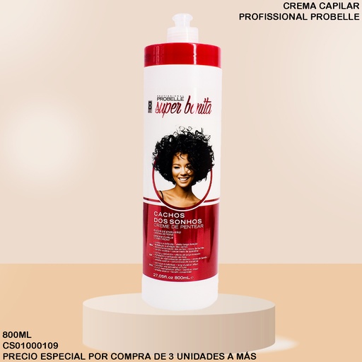 [CS01000109] CREMA RIZOS ENSUEÑO PROBELLE 800ML E01723/20026