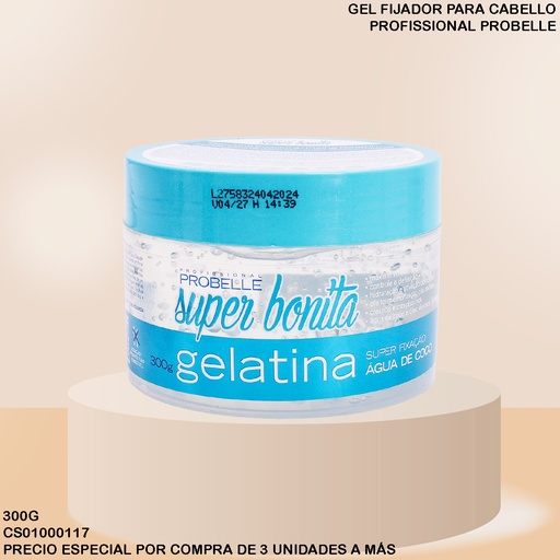 [CS01000117] GEL RIZOS AGUA DE COCO PROBELLE 300GR.E01641/20030