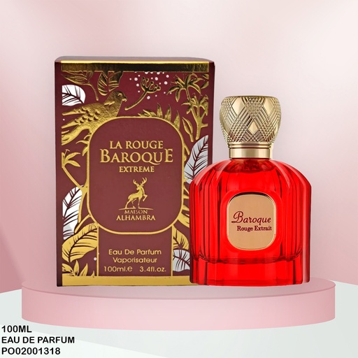 [PO02001318] PERFUME LA ROUGE BAROQUE EXTREME MAISON ALHAMBRA EDP 100ML