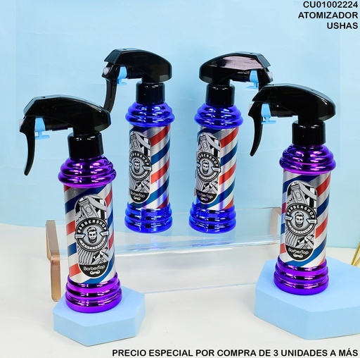 [CU01002224] BOTELLA ATOMIZADOR METALIZADO MIX AA1014