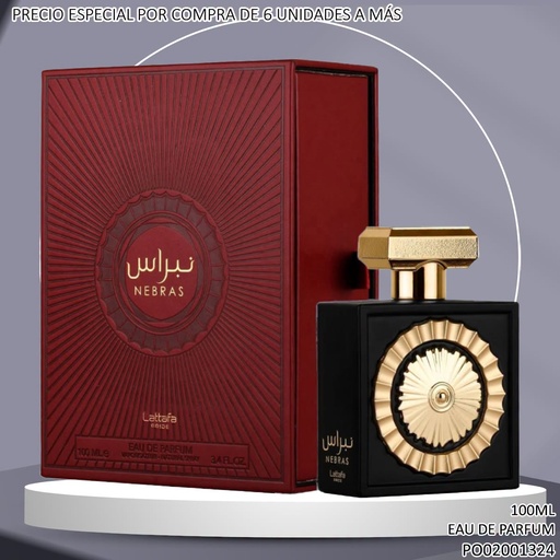 [PO02001324] PERFUME NEBRAS LATTAFA PRIDE 100ML EDP