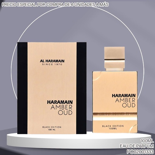 [PO02001333] PERFUME AL HARAMAIN AMBER OUD BLACK EDITION 100ML EDP