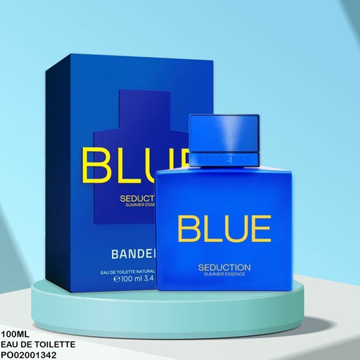 [PO02001342] PERFUME ANTONIO BANDERAS BLUE SEDUCTION SUMMER ESSENCE EDT 100ML