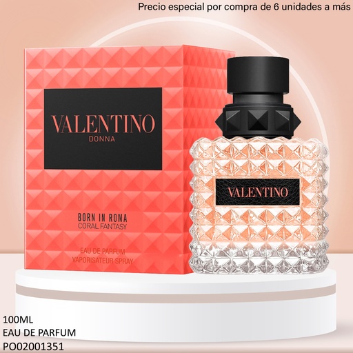 [PO02001351] PERFUME VALENTINO BORN IN ROMA CORAL FANTASY 100ML EDP
