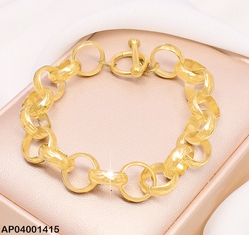 [AP04001415] PULSERA ESLABONES RD/ CIERRE TIFFANY MOD.001191