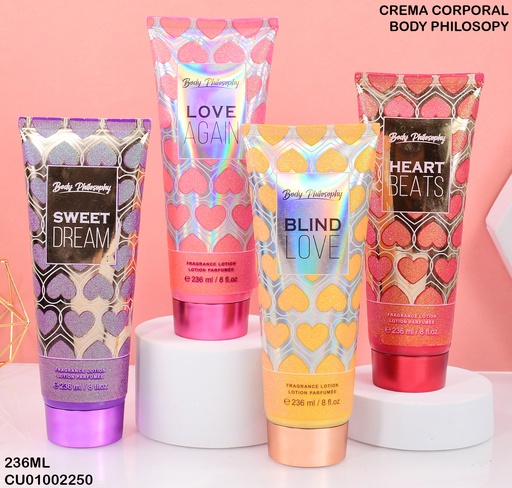 [CU01002250] CREMA LOVE FRAGANCIAS SURTIDAS 236ML B0018-HB (CBF)