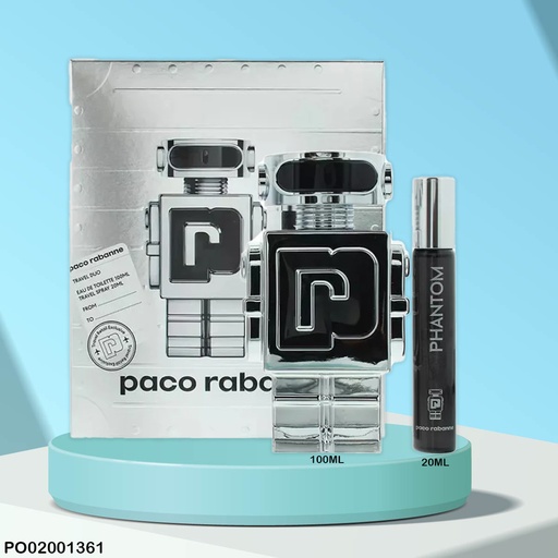 [PO02001361] ESTUCHE PHANTOM PACO RABANNE 2PCS(20/100ML) EDT