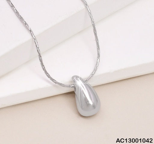 [AC13001042] CADENA PLAT. FINA DIJE GOTITA BOTTEGA CA343-45