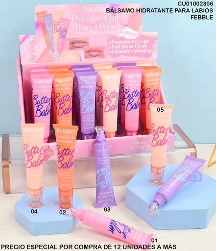 [CU01002306] BALSAMO LABIAL BUTTER FEBBLE FBC031