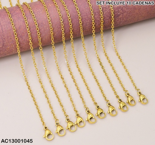 [AC13001045] PAQUETE 10 CADENAS 0035 457T9500-100