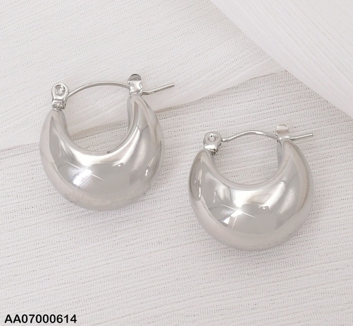 [AA07000614] ARGOLLA PLAT. INFLADA PEQ. MEDIA LUNA  EA795-1