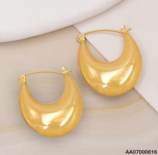 [AA07000616] ARGOLLAS OVAL. INFLADAS 14*25MM (PALITO LARGO)EA796-1