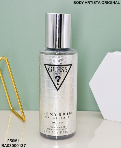 [BA03000137] BODY GUESS WOMAN SEXY SKIN METALLIQUE 250ML MOJITO