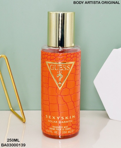 [BA03000139] BODY GUESS WOMAN SEXY SKIN METALLIQUE 250ML SOLAR WARMTH