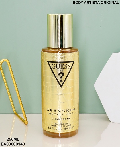 [BA03000143] BODY GUESS WOMAN SEXY SKIN METALLIQUE 250ML CHAMPAGNE