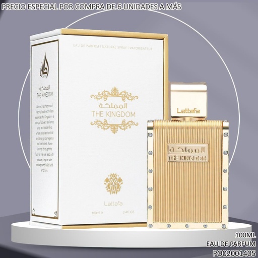 [PO02001405] PERFUME THE KINGDOM MEN LATTAFA 100ML EDP