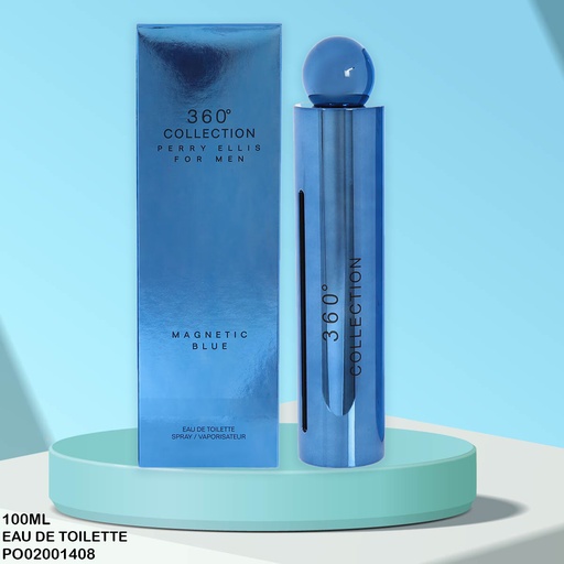 [PO02001408] PERFUME PERRY ELLIS 360 COLLECTION MAGNETIC BLUE MEN 100ML EDT
