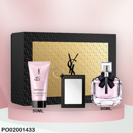 [PO02001433] ESTUCHE PERFUME MON PARIS 2PCS50ML-90ML/ESPEJO YSL EDP