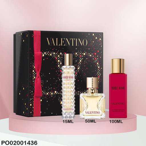 [PO02001436] ESTUCHE PERFUMES VOCE VIVA VALENTINO 3PCS EDP
