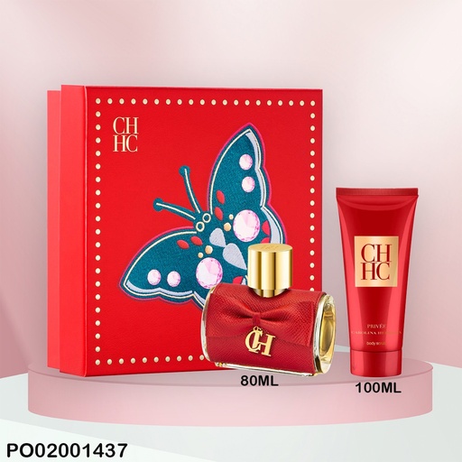 [PO02001437] ESTUCHE PERFUMES CHHC(🦋)2PCS CAROLINA HERRERA EDP