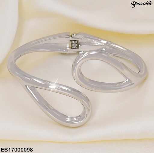 [EB17000098] BRAZALETE PLAT EXTREMOS CROQUI OVALO BE208-269