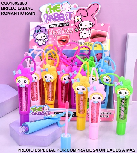 [CU01002350] BRILLO ROMANTIC RAIN RABBIT KUROMI & MELODY  R1273